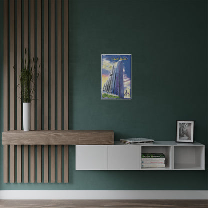 Chicago South Loop Towers [Illustration Art Print]
