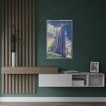 Chicago South Loop Towers [Illustration Art Print]