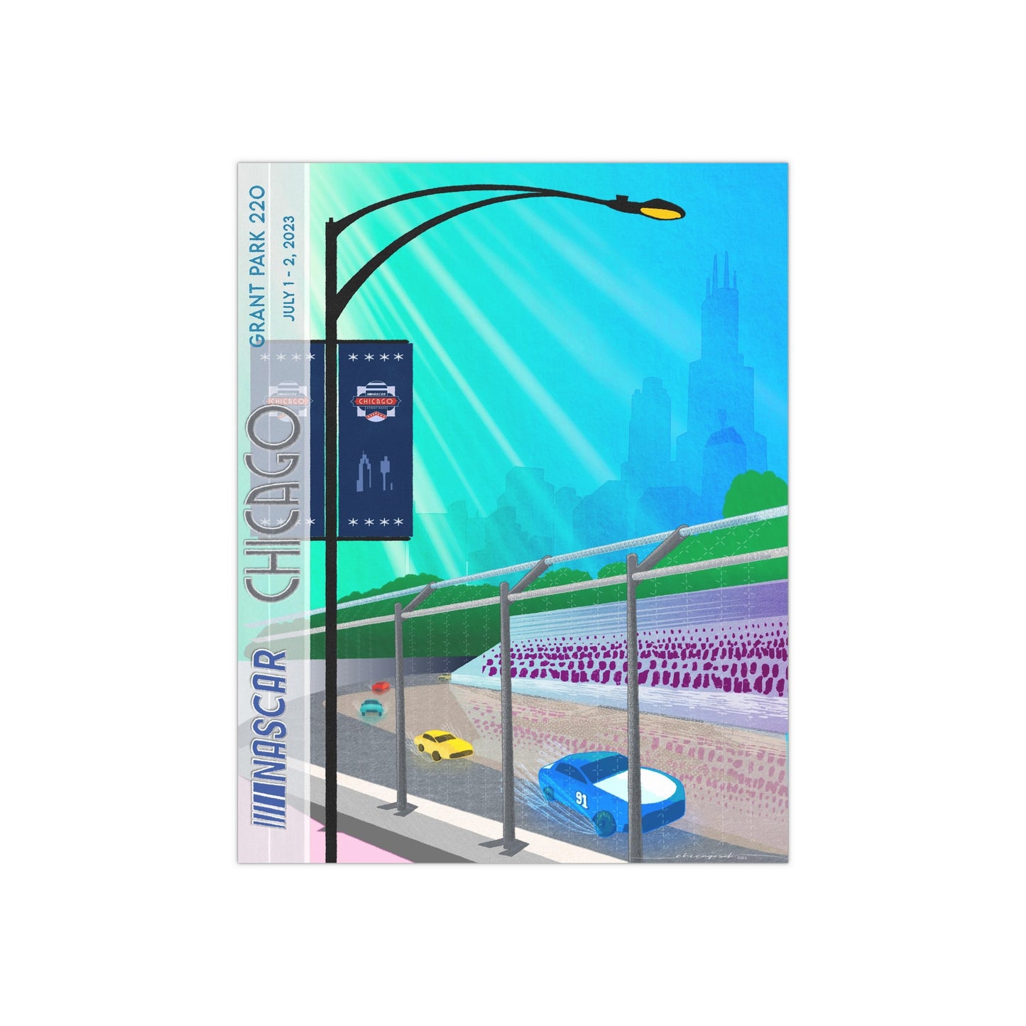 Grant Park 220 Chicago [Illustration Art Print]